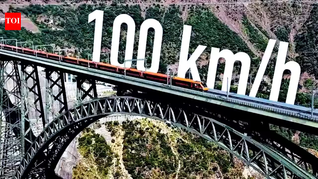 Kashmir’s Rail Revolution: Vande Bharat Soars Across Iconic Chenab and Anji Bridges at High-Speed Milestone