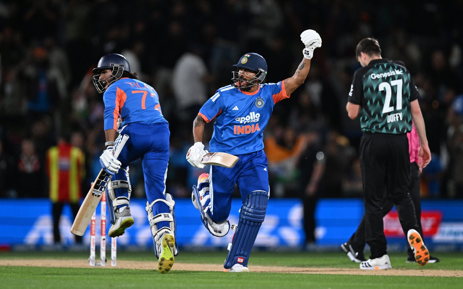 Late-Gasp Heroics: India Clinch Thriller to Level Series Against Kiwis