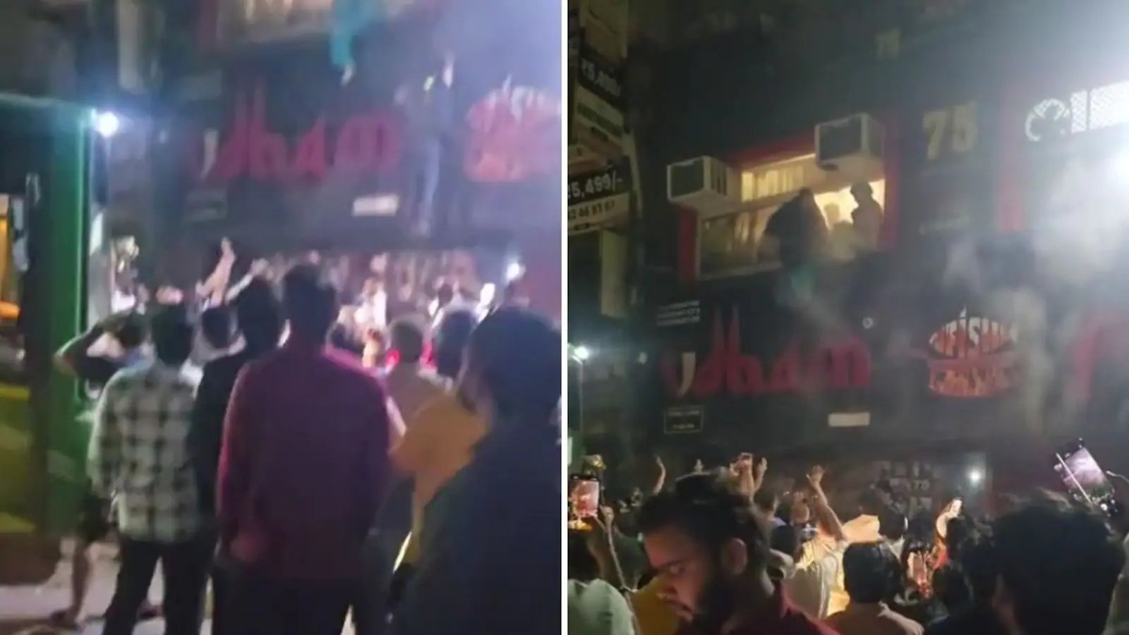 Leap of Faith: Infants Tossed to Safety as Inferno Engulfs Delhi Eatery