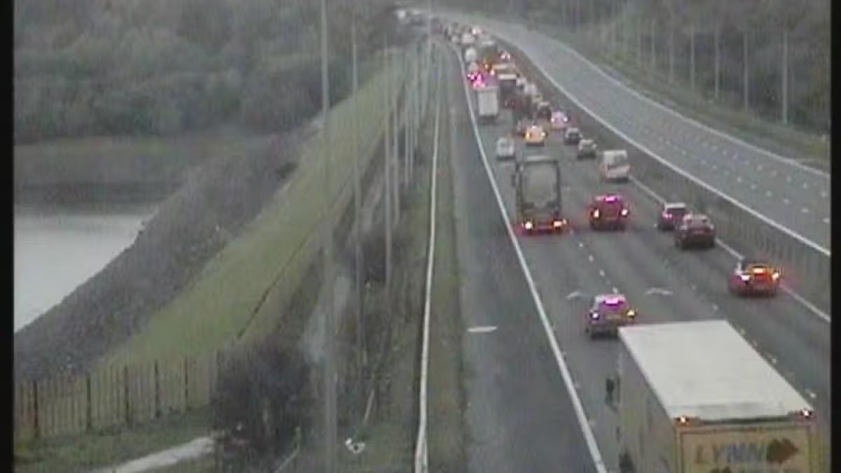 M62 Gridlock: Motorway Brought to a Standstill Following Major Collision