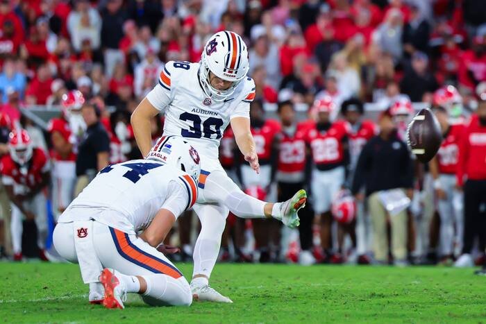 McPherson’s Last-Gasp Miracle Stuns No. 1 Georgia in Auburn Thriller