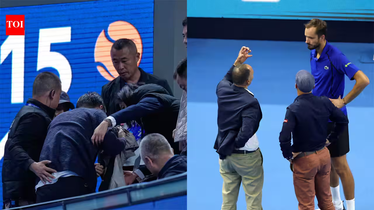 Medvedev Disqualified After Striking Spectator, Leaving Djokovic Stunned in Beijing Chaos