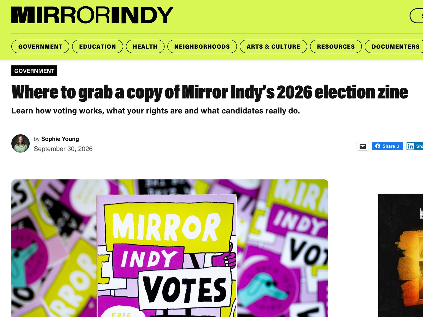Mirror Indy Staffers Break the Mold with Historic Newsroom Union Drive
