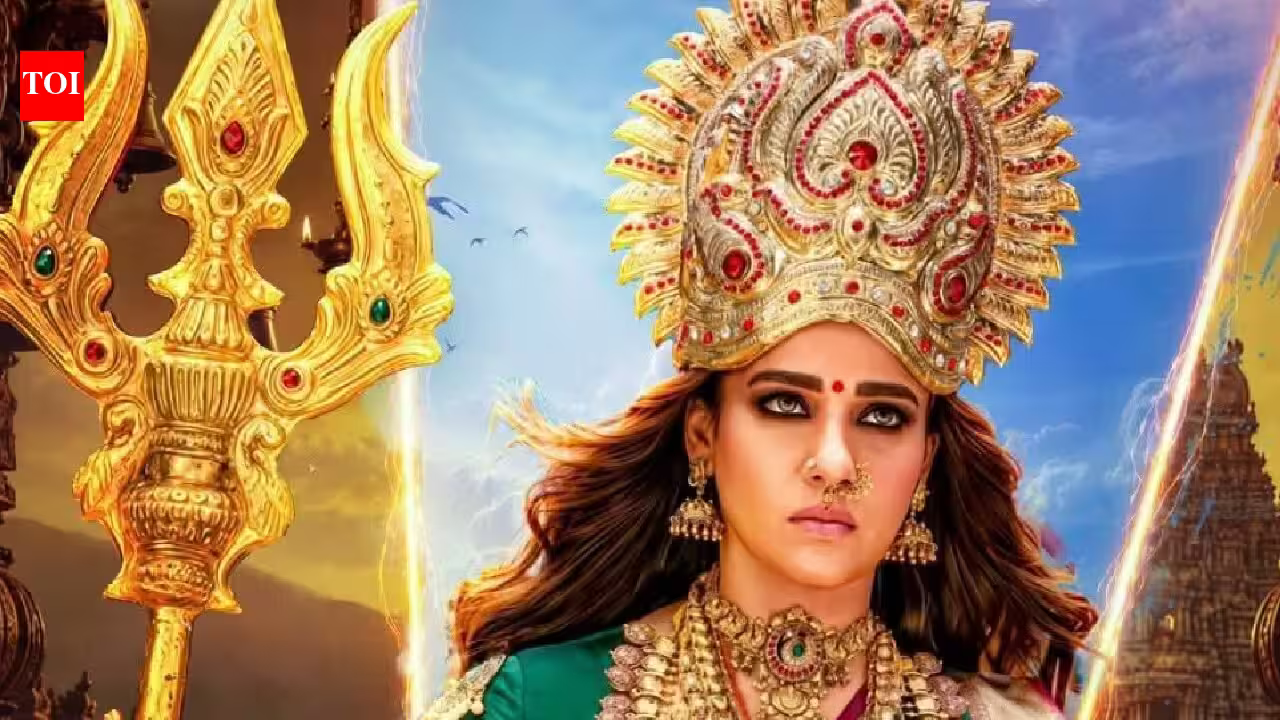 Nayanthara Duality Unleashed: Divine Goddess Meets Fierce Cop in Action-Packed ‘Mookuthi Amman 2’ Trailer!