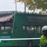 Newport School Bus Wedged Under Railway Bridge; Three Children Injured