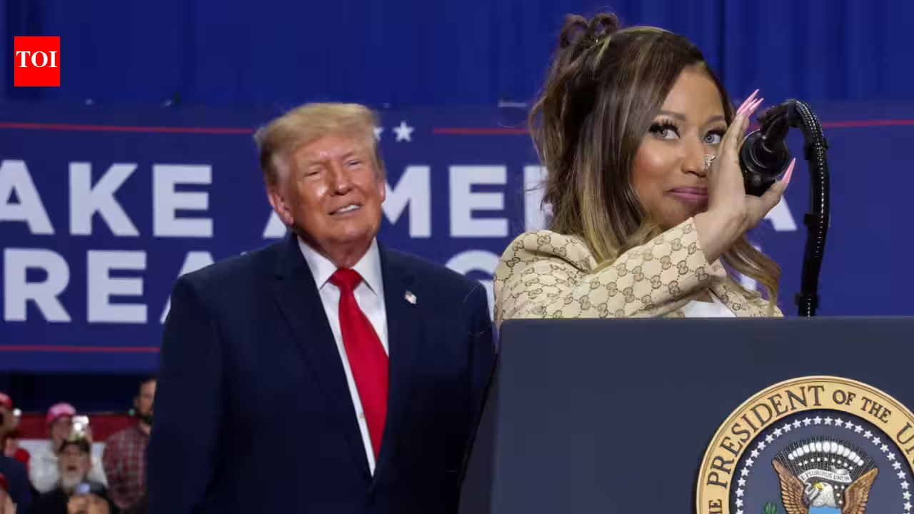 Nicki Minaj Takes Center Stage at Trump Michigan Rally as Former President Hails Her Beauty