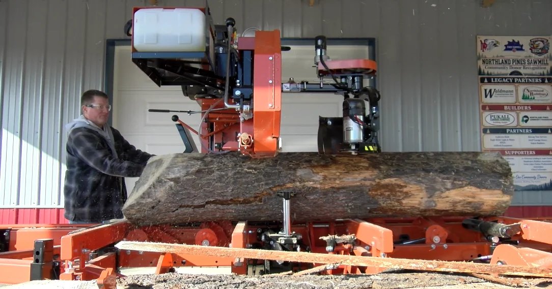 Northland Pines Cuts the Ribbon on High-Tech Classroom Sawmill