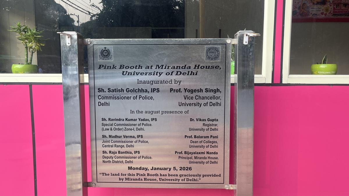 Painted Pink, Left in the Dark: DU Students Demand Real Security Beyond Symbolic Booths