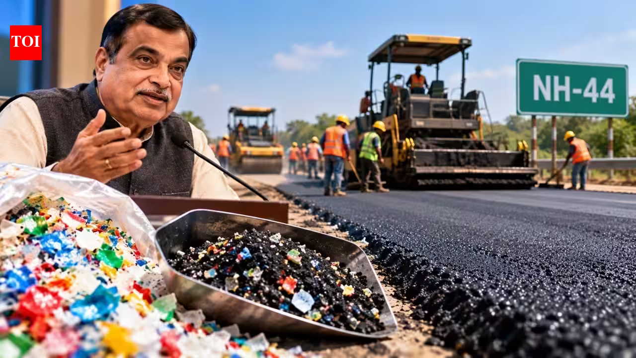 Plastic Roads: Gadkari’s Highway Revolution Cuts Costs by 20% Using IIT Innovation