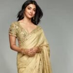 Pooja Hegde Stuns in a Rs 1.91 Lakh Tissue Silk Saree: The Epitome of Timeless Ethnic Glamour