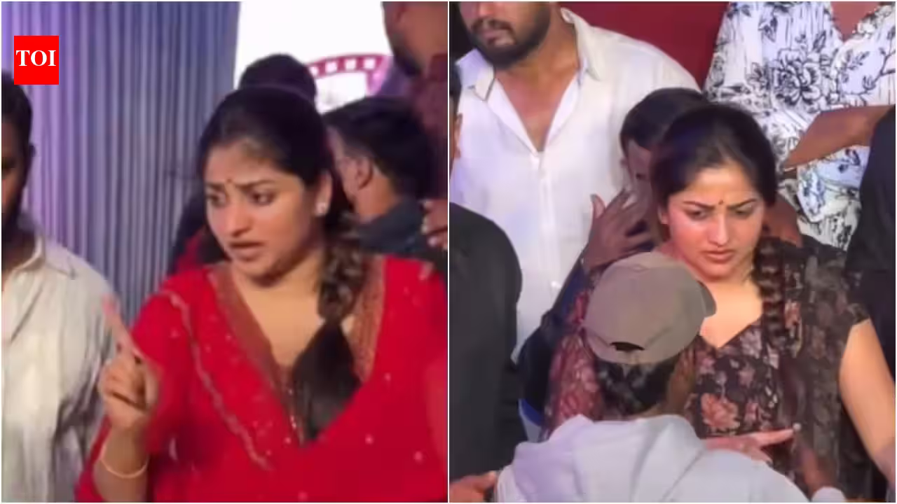 Rachita Ram Stunned After Fan Pulls Her Cheek During Birthday Selfie: Netizens Divided Over Viral Interaction
