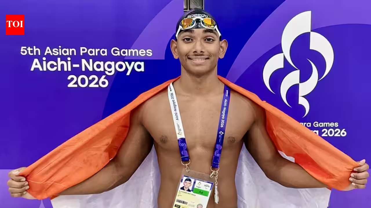Ravi Budigina Makes a Splash with Triple-Medal Haul at Asian Para Games