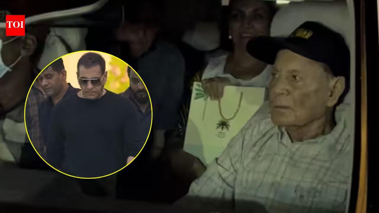 Salim Khan Makes Rare Appearance With Salma Khan At Granddaughter Sipaara’s Star-Studded First Birthday Bash