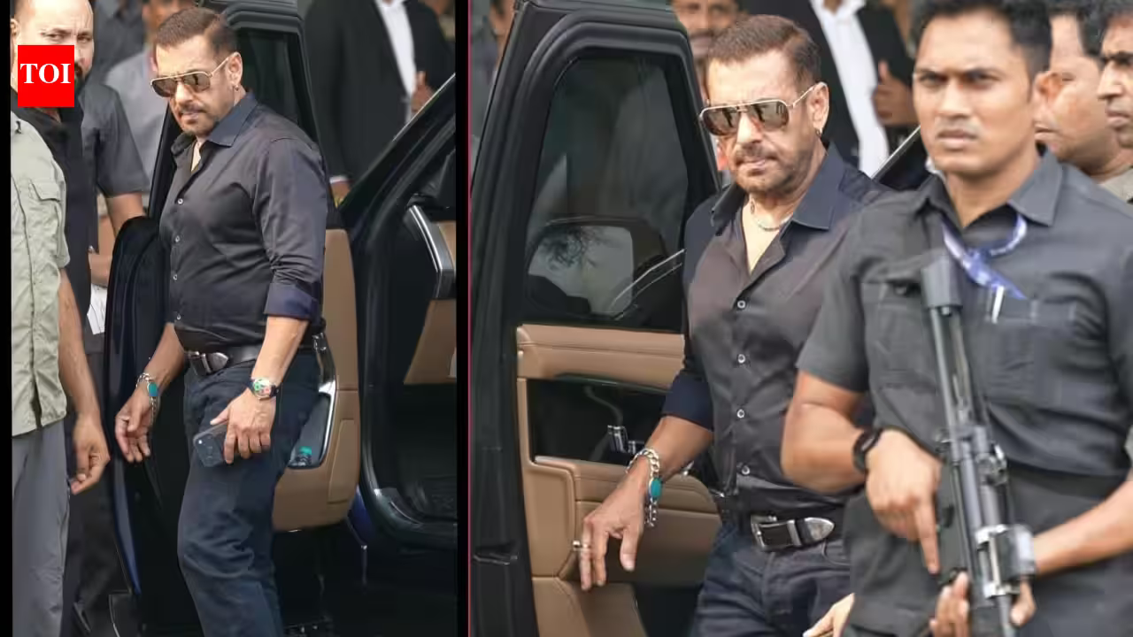 Salman Khan Steps Out Under Heavy Security Following Gunfire Incident: See The Airport Pics