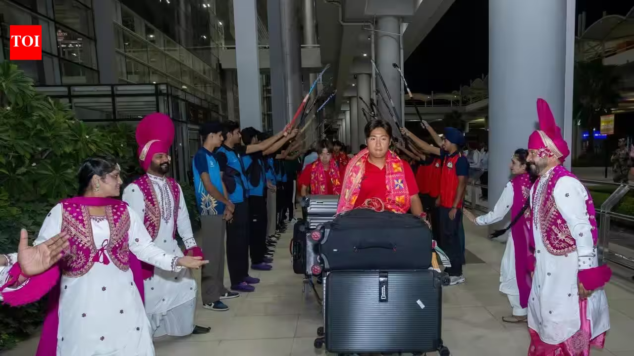Seoul to Soil: South Korean Hockey Stars Met with Dhol Beats in Chandigarh