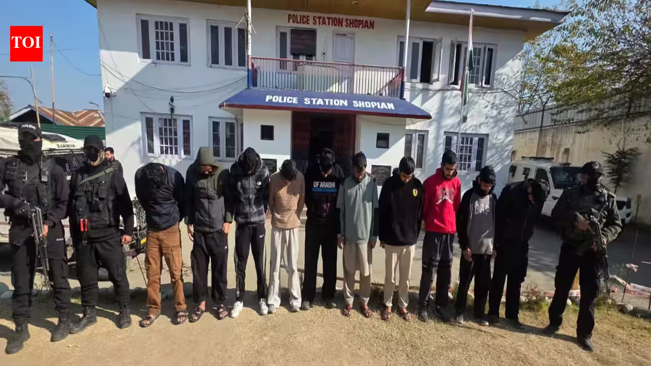 Shadow Money Network Smashed: Ten Arrested in Major J&K Terror-Funding Crackdown