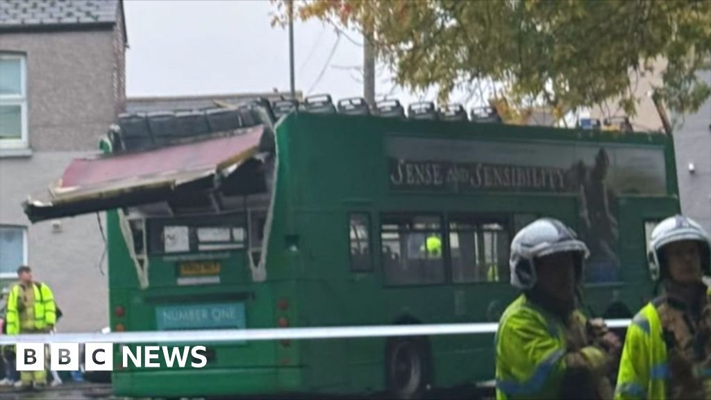 Steel Meets School Run: Trio Hospitalized After Newport Bus Ploughs Into Railway Bridge