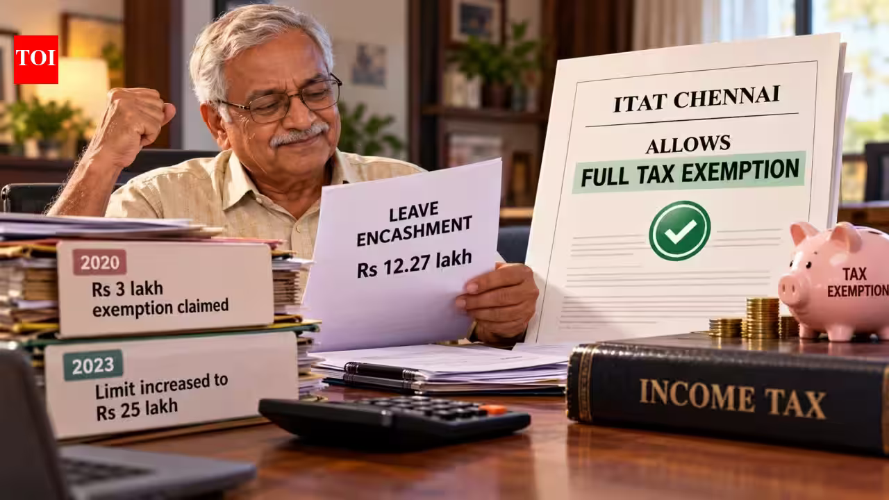 Tax Relief Milestone: ITAT Chennai Grants Full Exemption on Rs 12.27 Lakh Leave Encashment Despite Earlier Limit