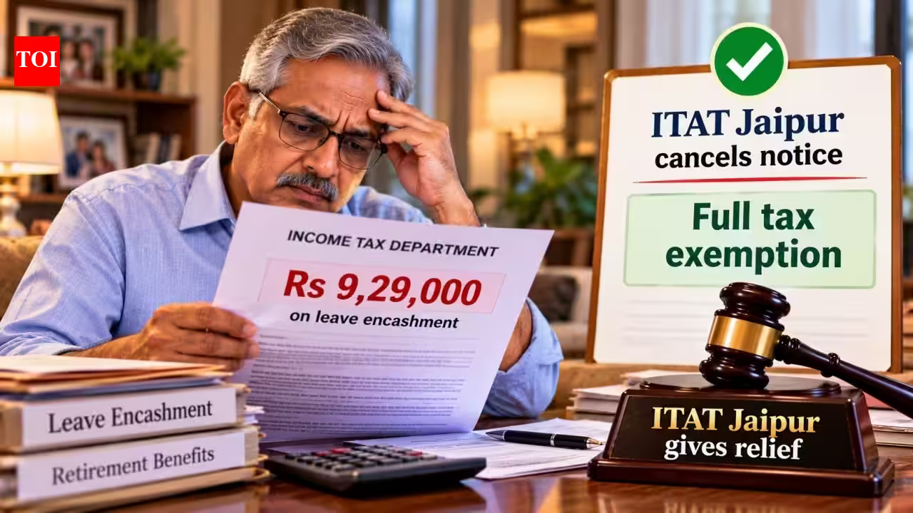 Taxman Overruled: ITAT Retrospectively Upsets Rs 6.29 Lakh Tax Levy on Retired Banker’s Leave Encashment