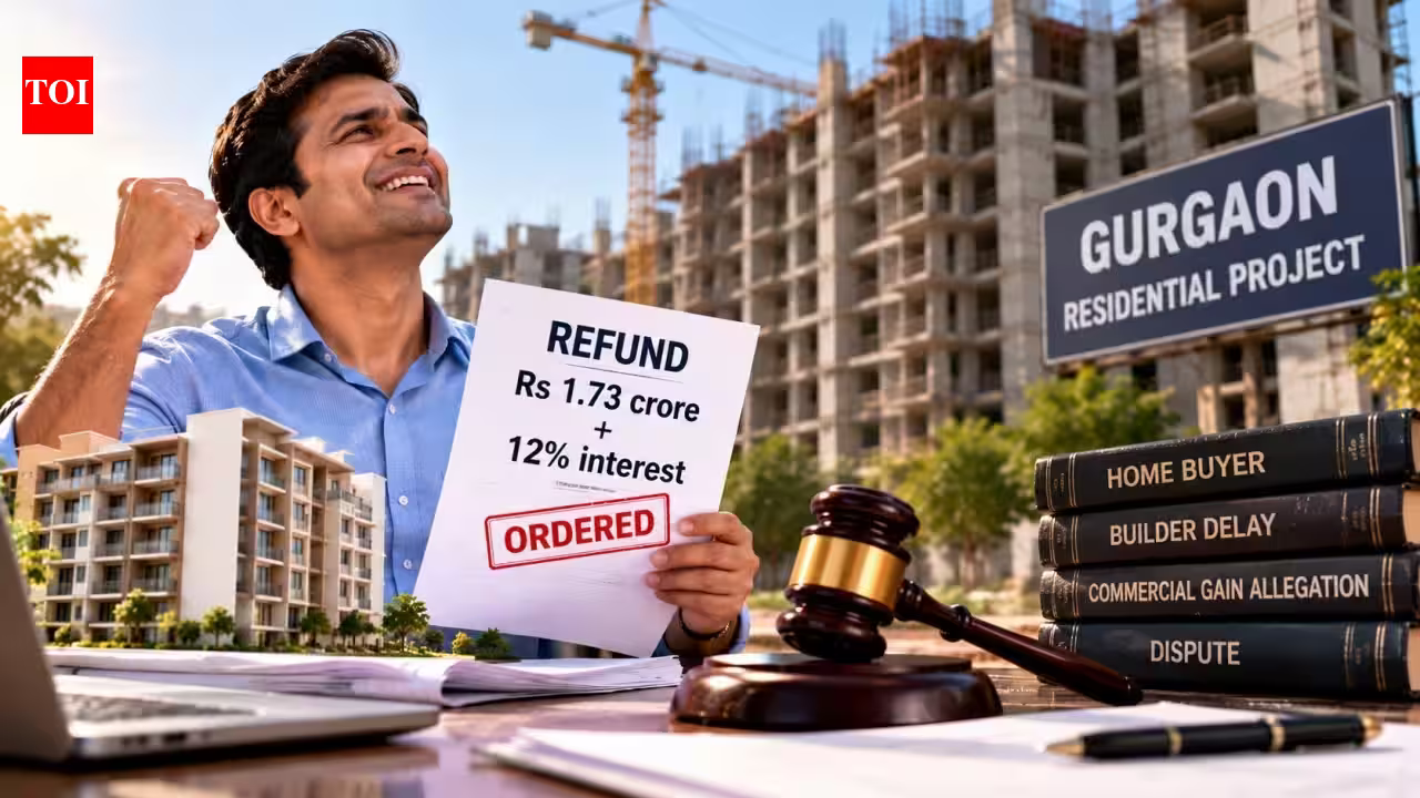Ten-Year Wait Ends in Justice: Builder Ordered to Refund Rs 1.73 Crore After Prolonged Possession Battle