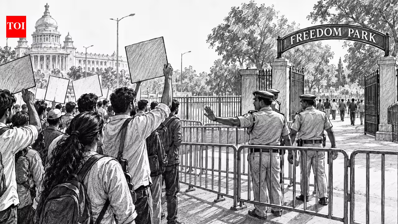 The Concrete Cage: Why Bengaluru’s Protesters Are Confined to Freedom Park