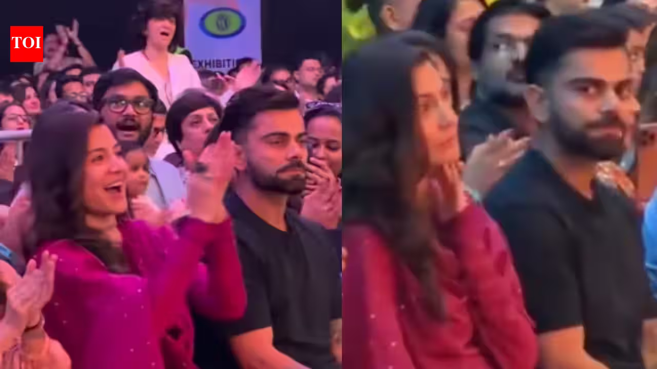 Virat Kohli and Anushka Sharma Ditch Stardom for Soulful Kirtan Night: Viral Video Shows Couple Grooving to ‘Hari Naam’!