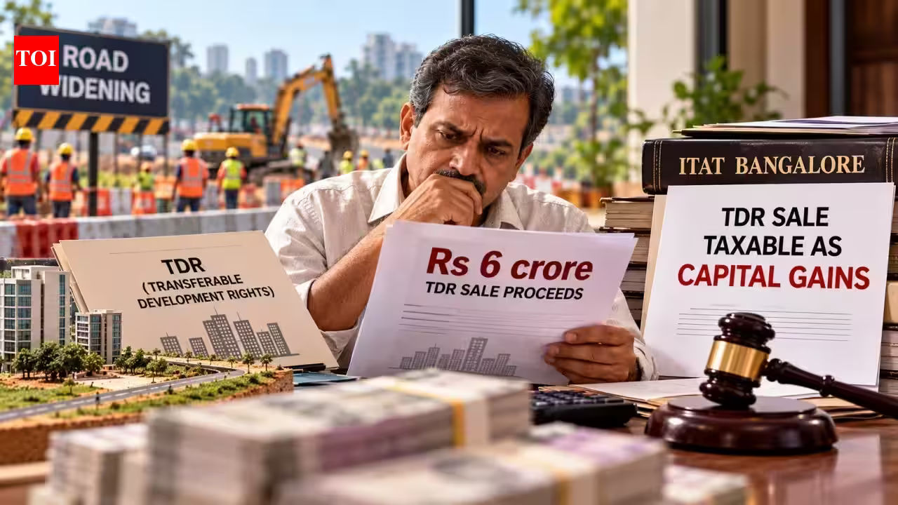 Windfall or Wealth Tax? ITAT Backs Landowner on Rs 6 Crore TDR Payout Amid Revenue Dispute