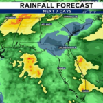 Soaked Sunday: Tropical Disturbance Unloads Heavy Rain Across Region